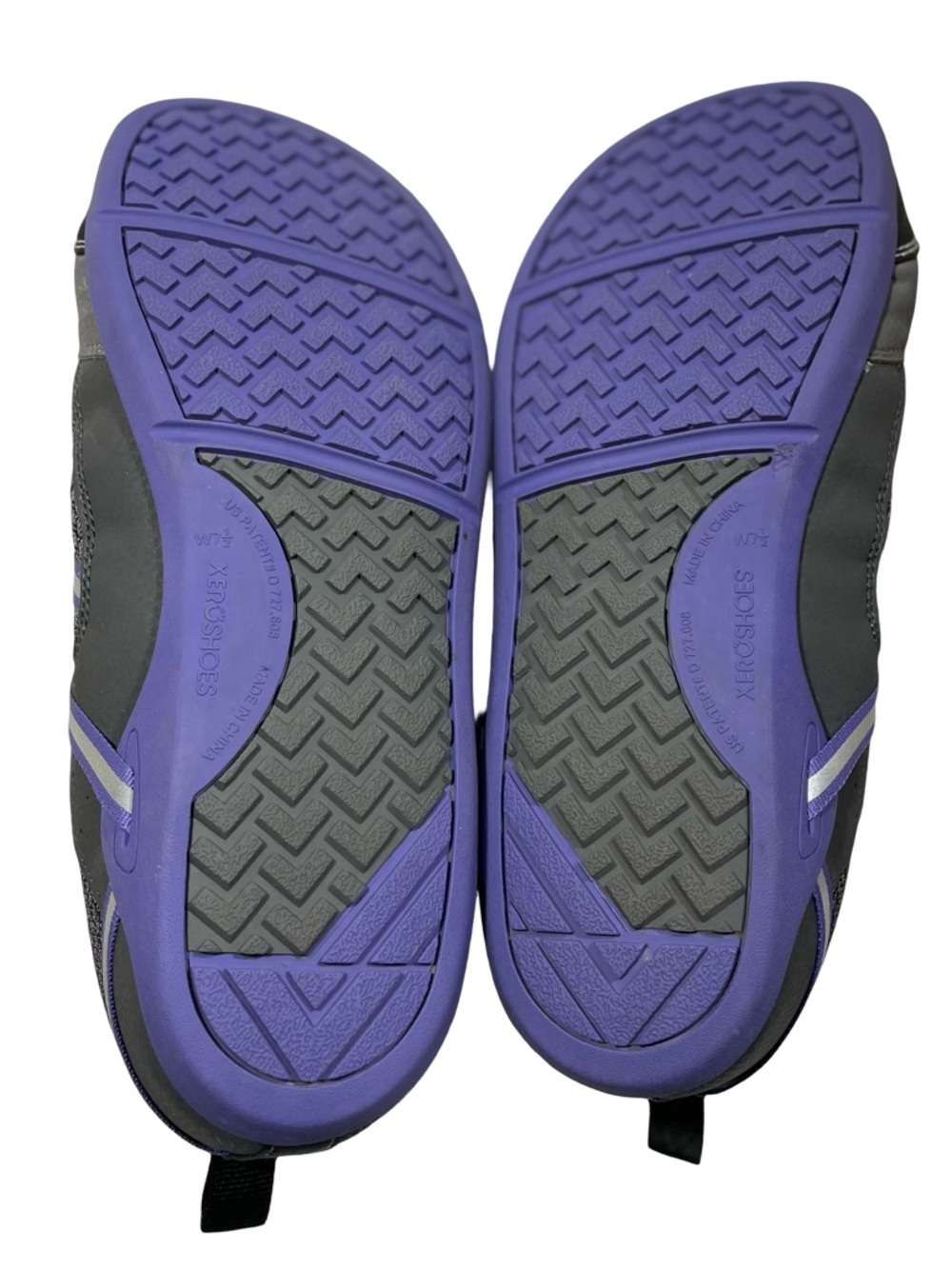 Xero Shoes Prio Grey Purple Minimalist Barefoot Running Shoes - Picture 7 of 8